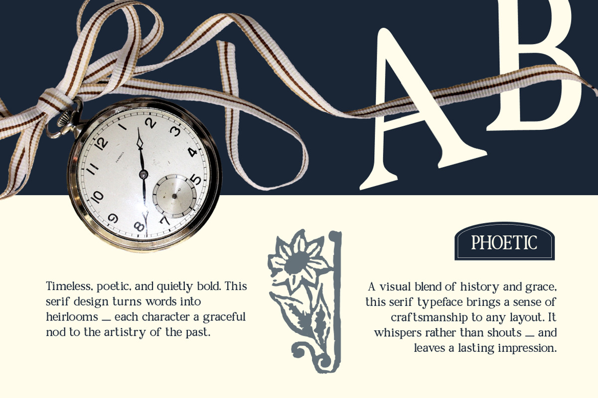 Elcherin Elegant Display Serif Font, a Serif Font by Rasio Studio (Photo 5 of 7)