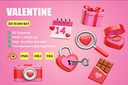 Valentine 3D Icon Illustrations, a Finance Illustration by Lumina_ui_ux202 (Thumbnail 1 of 6)