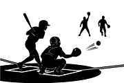 Multi Sport Silhouette Set, an Illustration by musafir_fashion (Thumbnail 9 of 19)