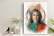 Costume Watercolor portrait Painting, an Action Add-On by MRI STUDIO (Thumbnail 7 of 15)