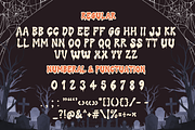 Retro Bloodline is a Halloween font, a Handwritten Font by Brown Cupple (Thumbnail 10 of 11)