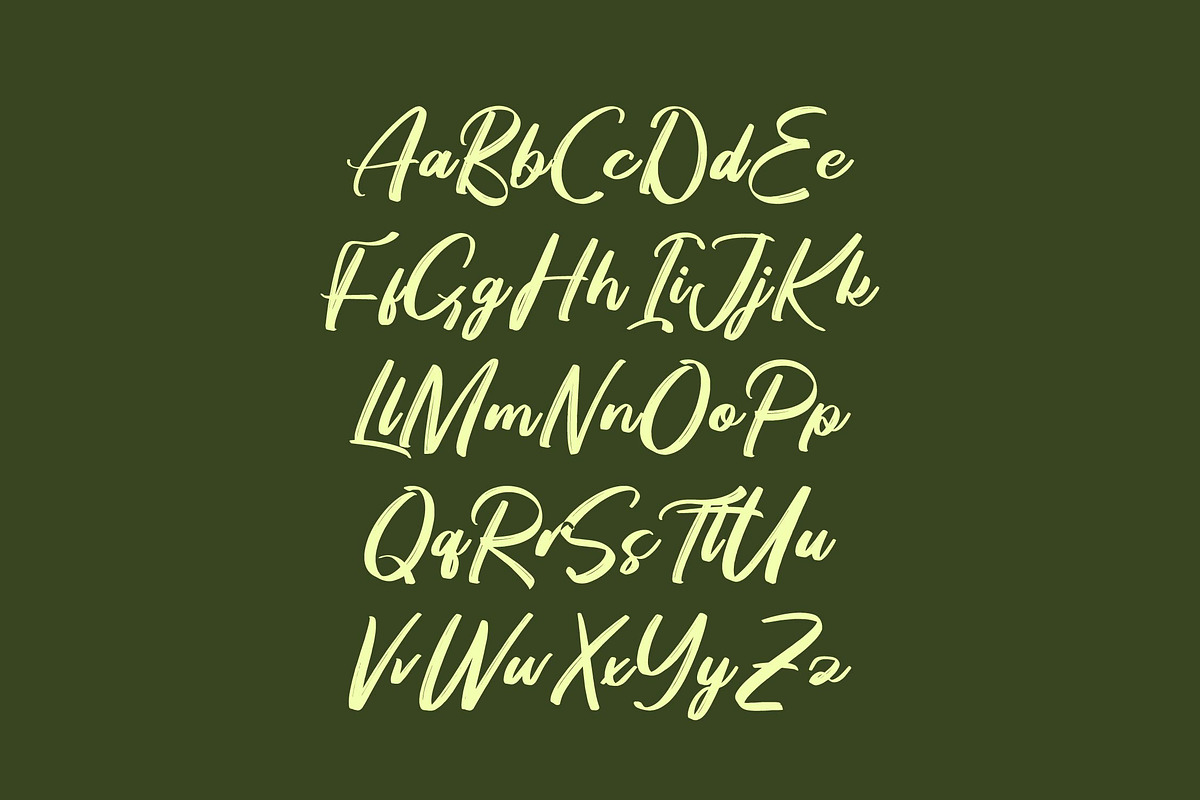Breatheasy Modern Brush Font Type, a Script Font by Letterena Studios Script (Photo 3 of 15)