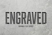Engraved Text Effect, a Layer Style Add-On by studiogstock (Thumbnail 1 of 2)