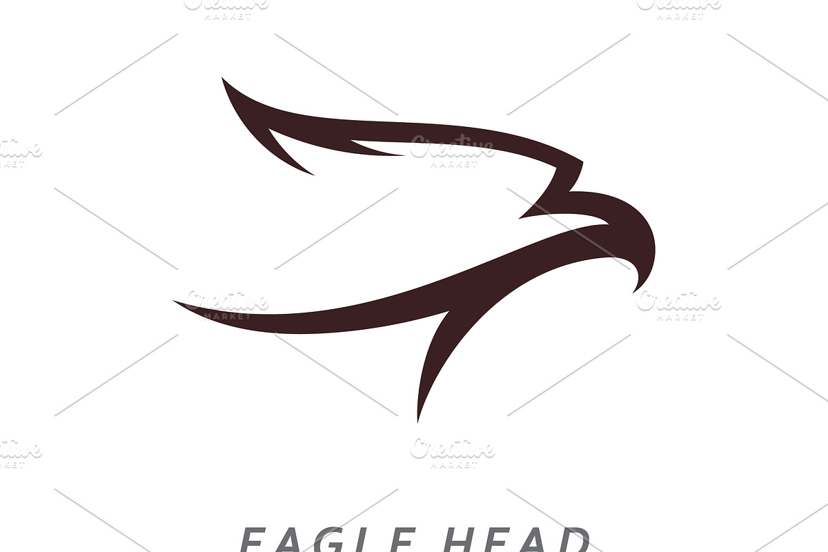Eagle head logo vector illustration, a Branding & Logo Template by T.Vooka