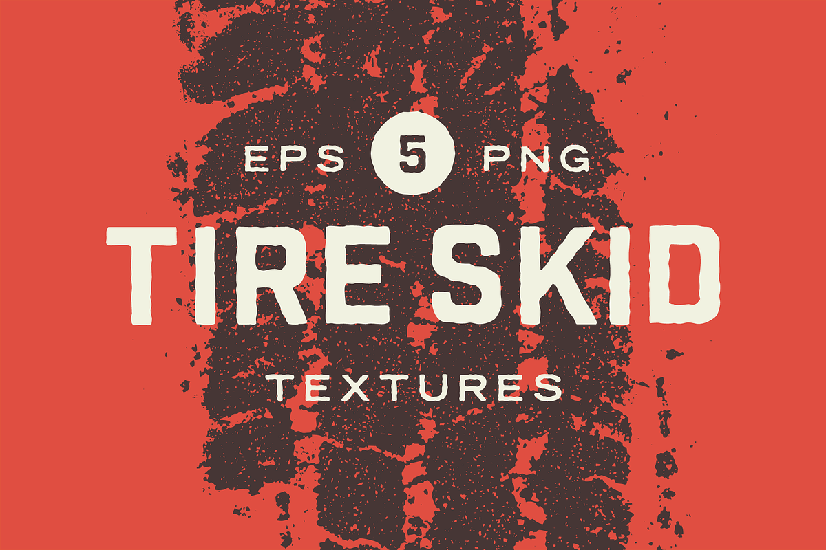 Tire Skid Mark Vectors, a Texture Graphic by GhostlyPixels (Photo 1 of 7)