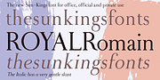 Royal Romain, a Serif Font by Wiescher-Design (Thumbnail 2 of 4)