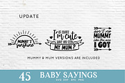 Baby sayings svg bundle, an Object Graphic by Peachycottoncandy (Thumbnail 4 of 9)