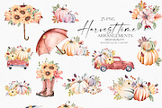 Harvest Time Watercolor Set, a Food Illustration by Olga Koelsch (Thumbnail 10 of 14)