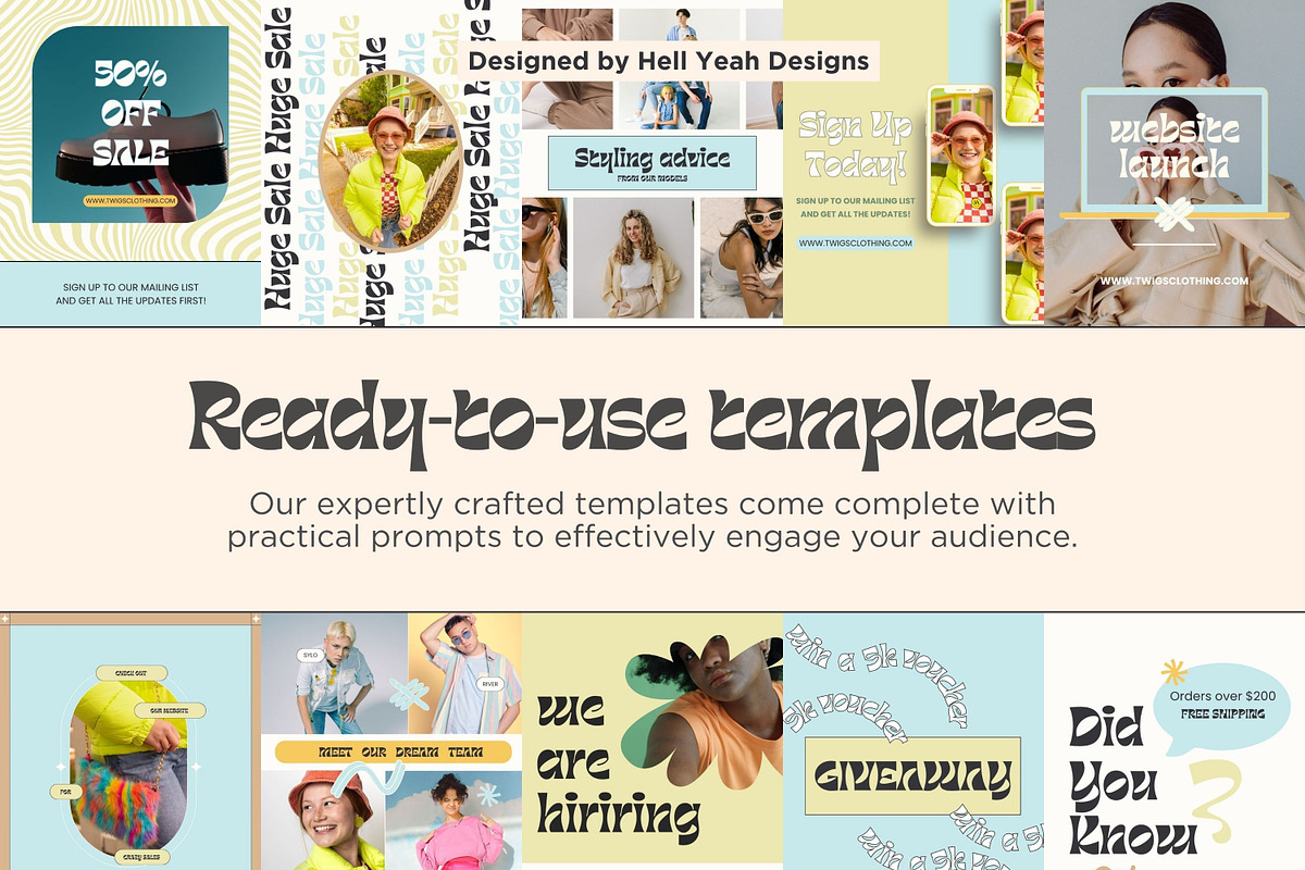 Retail Instagram Post Templates preview 7