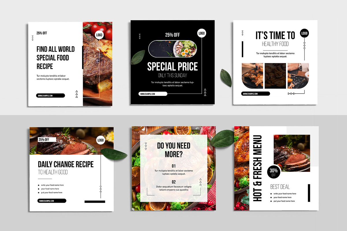 Cooking Class Social Media Post, a Social Media Template by ContestDesign (Photo 1 of 6)