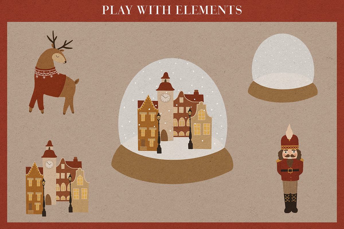 Christmas Story Abstract Art, a Decorative Illustration by Miracles Everywhere (Photo 7 of 9)