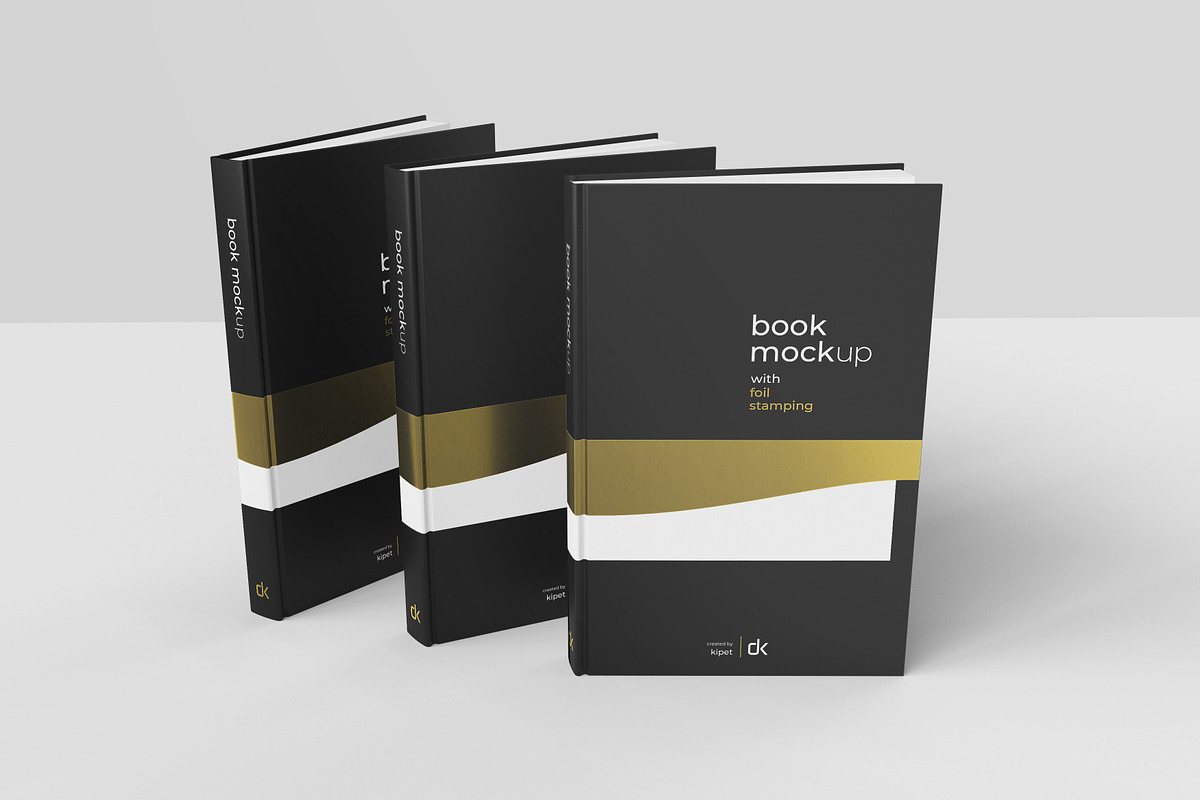 Hardcover Book Mockup, a Print Template by KIPET (Photo 6 of 15)
