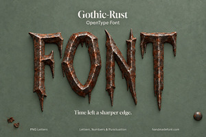 Gothic Rust Font
