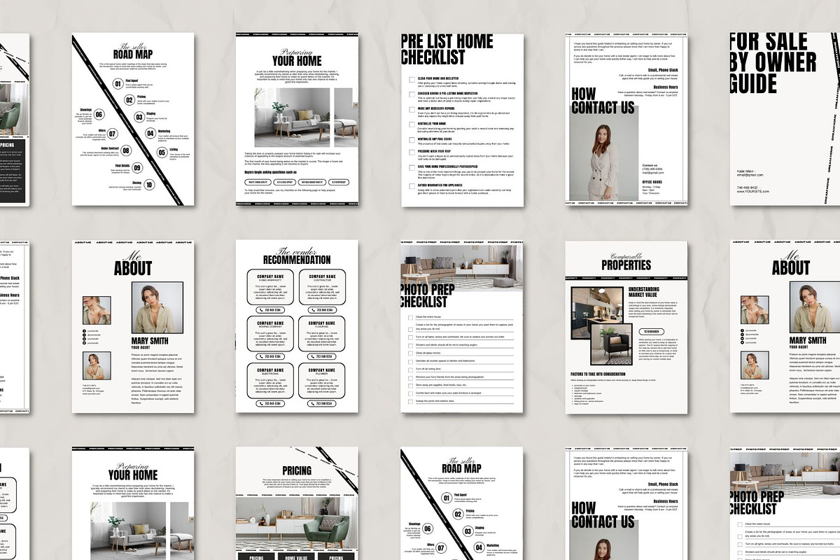 Printable For Sale Real estate guide, a Flyer Template by Marketello Studio (Photo 3 of 3)