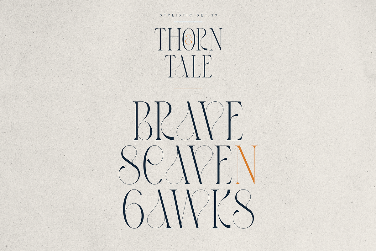 Thorn & Tale – A Refined Serif Font, a Serif Font by VP Fonts (Photo 24 of 30)