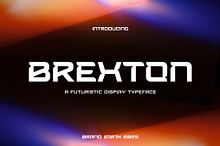 Brexton – Futuristic Display Font