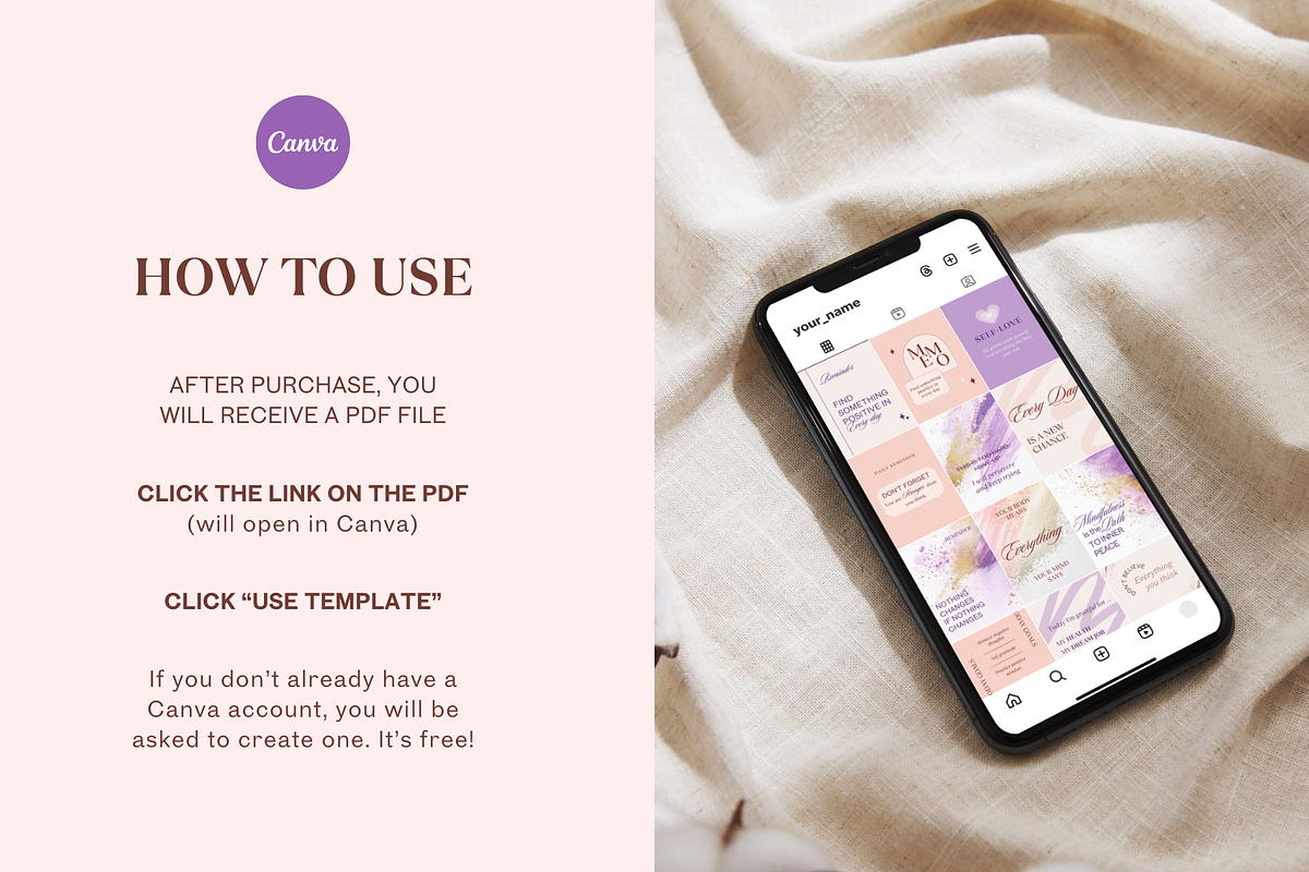Self-love Quotes Instagram Templates, a Social Media Template by Ollyta May (Photo 10 of 10)