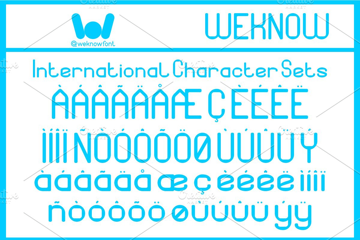 Pixel Round font, a Sans Serif Font by weknow (Photo 8 of 8)