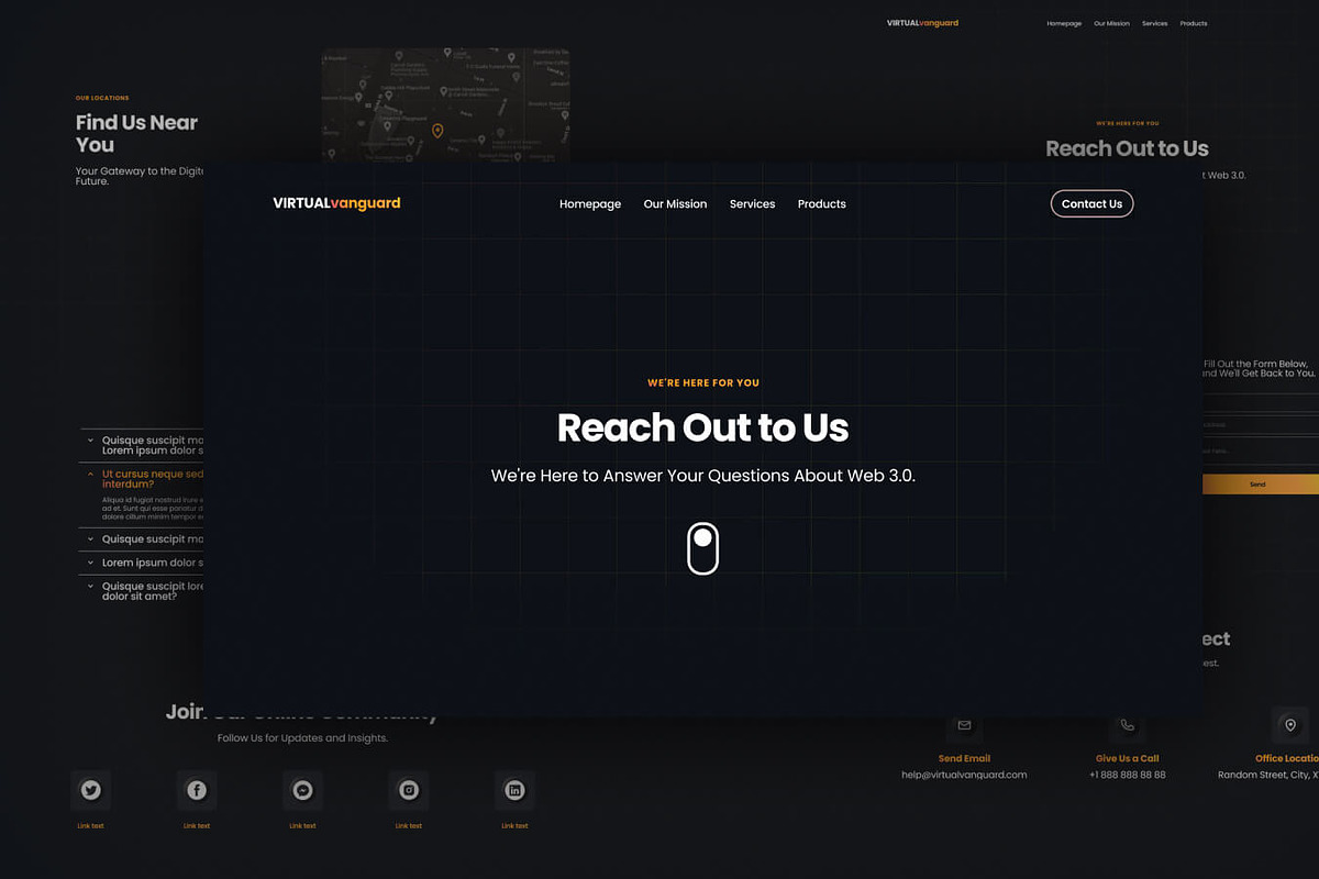 VirtualVanguard-Technology Template, a Landing Page Template by EGO Creative Innovations (Photo 2 of 5)