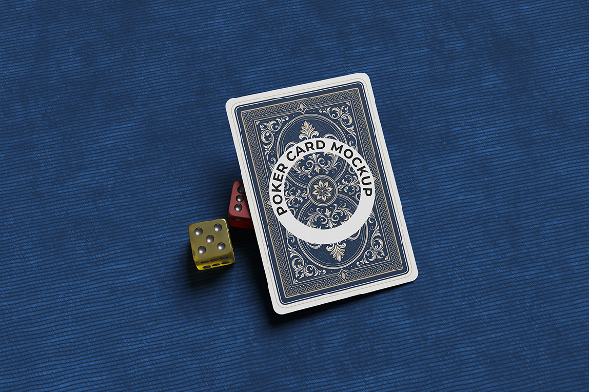 Realistic Poker Card Mockup, an Advertising Mockup by My Code Std (Photo 5 of 5)