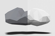 Low Poly Clouds, an Object Graphic by Medialoot (Thumbnail 5 of 5)