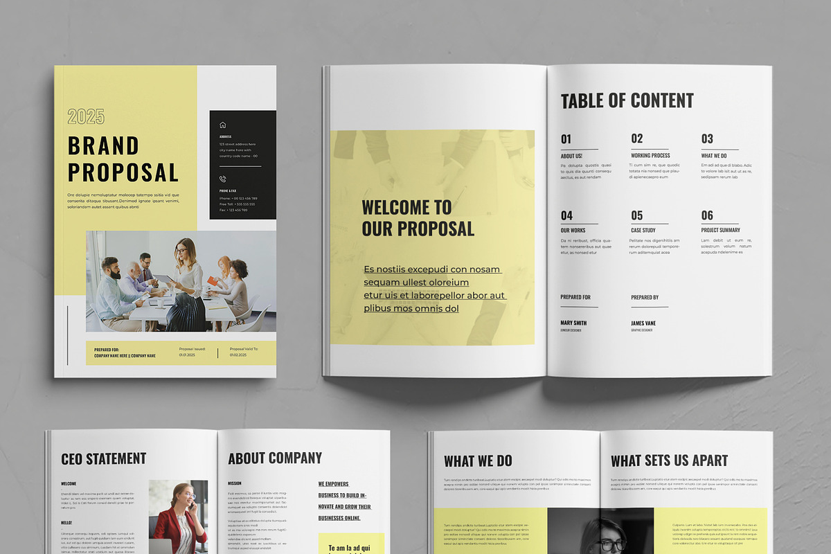 Project Proposal Design Template