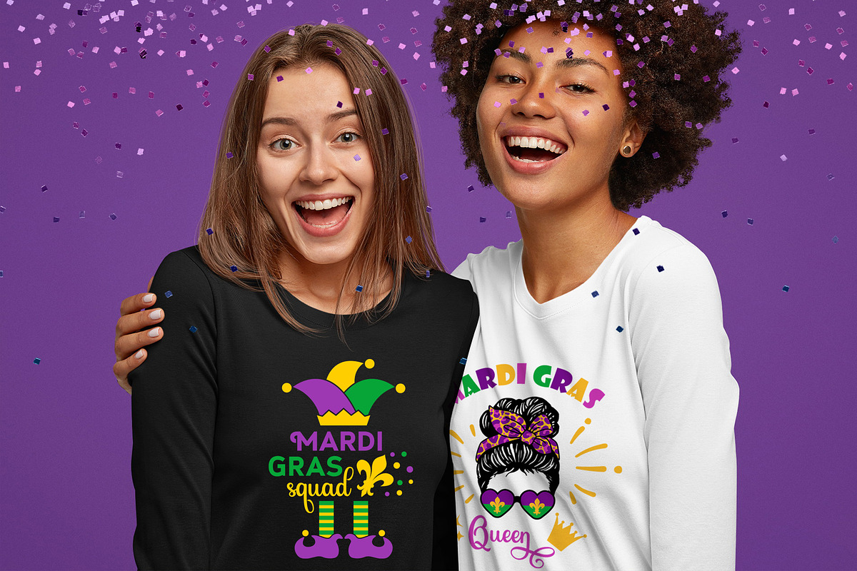 Mardi Gras Graphics Bundle, a Pattern Graphic by KlavaProDesign (Photo 7 of 7)