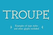Slab serif font Troupe, a Slab Serif Font by Itsmesimon (Thumbnail 4 of 4)
