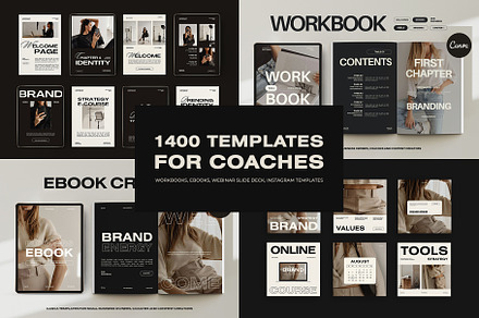 1400 Big Coach Bundle, a Marketing Template by Instprofi | Studio Estimo