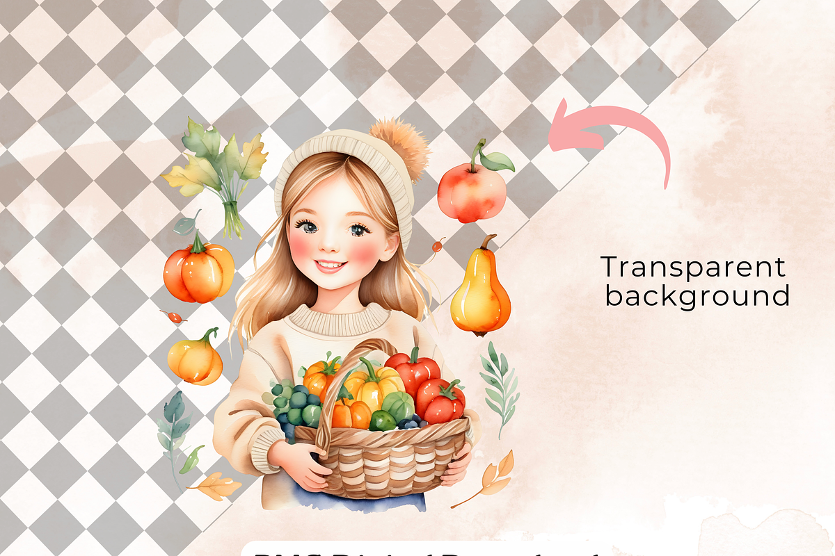 Watercolor Autumn Clipart Set, an Illustration by Anca Digital Vibe (Photo 7 of 7)