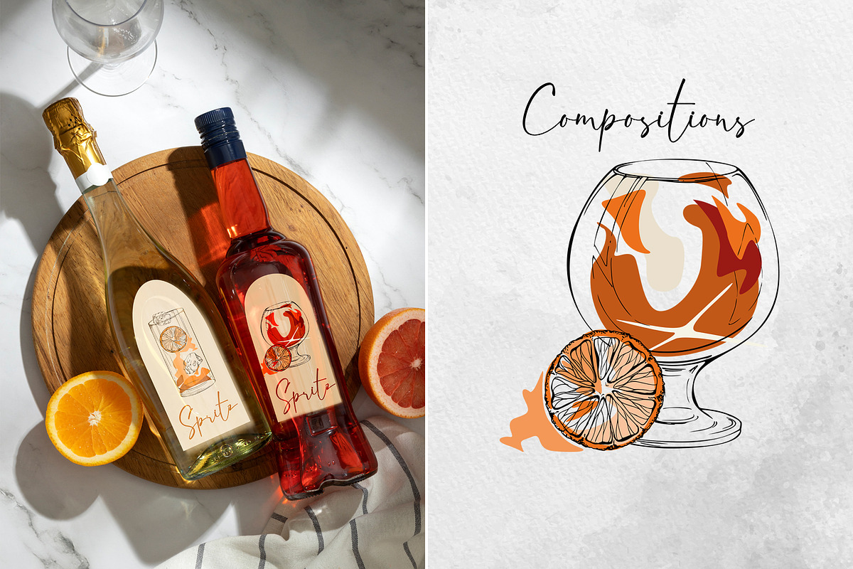 Sunset cocktails, a Food Illustration by MsFlaffy (Photo 5 of 12)
