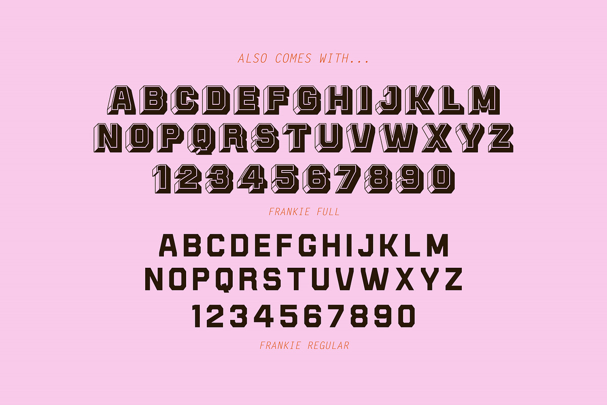 Frankie Layered, a Sans Serif Font by MarleyGrayson (Photo 4 of 7)