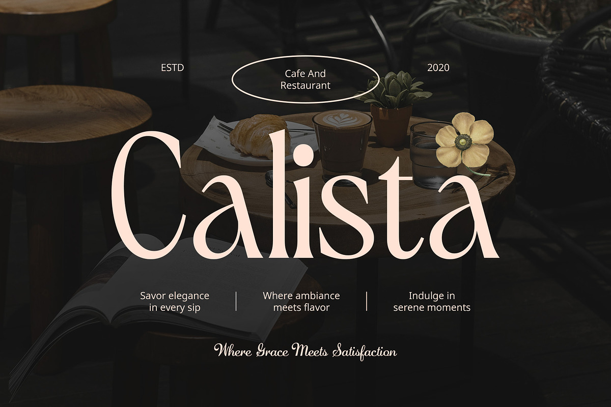 CS Finegan – Elegant Font, a Serif Font by Craft Supply Co. (Photo 3 of 8)