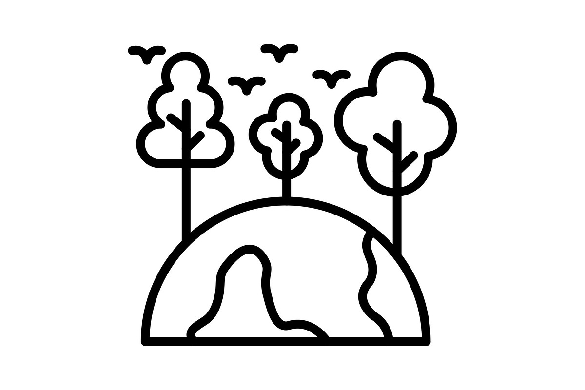 Planet Earth Line Icon, a Graphic by Pexelpy