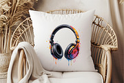 Vibrant Headphones Clipart, an Illustration by DreamCafeArt (Thumbnail 6 of 7)