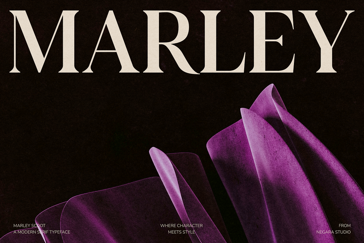 Marley Scoot – Modern Serif Typeface, a Serif Font by Negara Studio (Photo 1 of 14)
