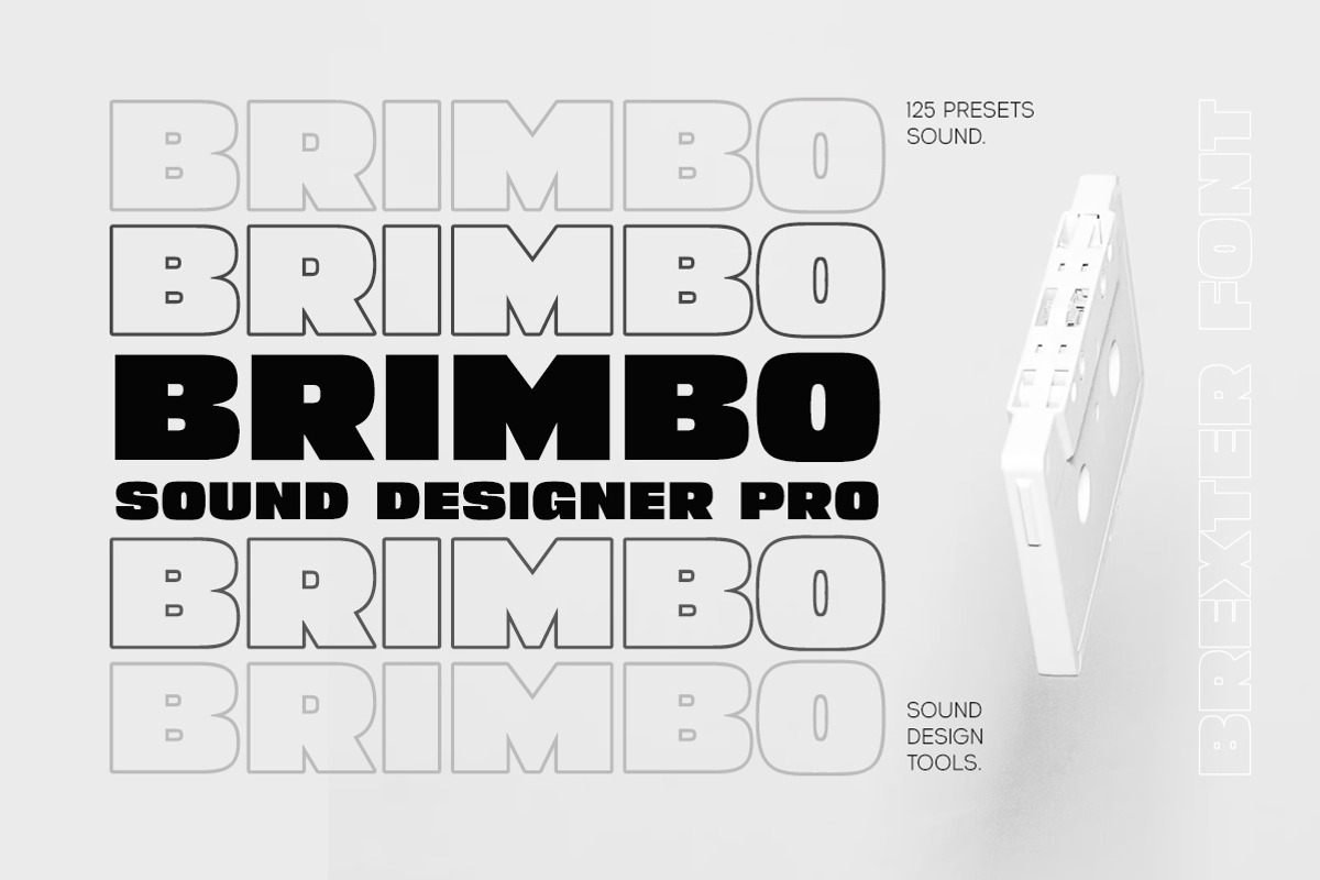 Brexter - Heavy Sans Serif, a Font by Letterhend Studio (Photo 2 of 9)