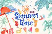 Summer time clipart, a Food Illustration by Art & Things (Thumbnail 6 of 6)