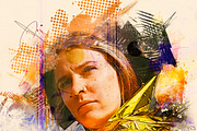 Portrait Photo Painting Effect PSD, a Brushes & More by zahidhossainalif (Thumbnail 12 of 18)