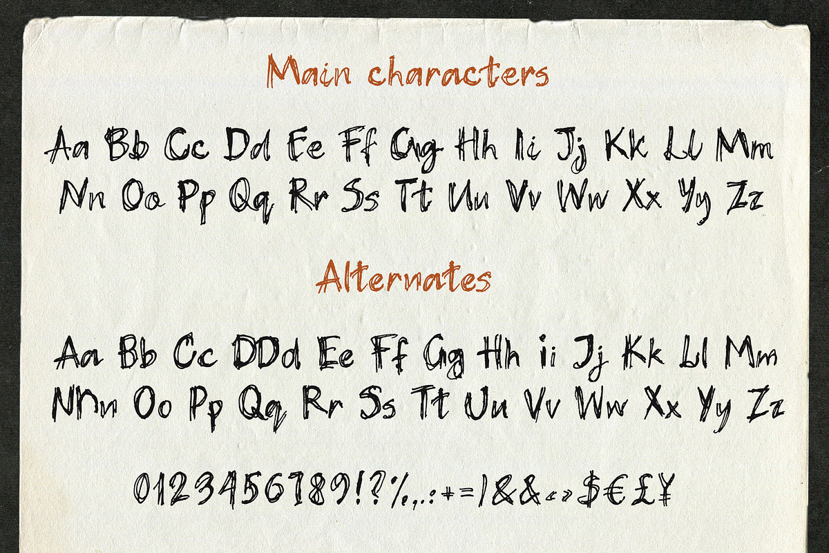 Chicken handwritten scribble font, a Handwritten Font by TD fonts (Photo 8 of 10)