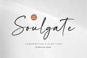 Soulgate - Handwritten Script Font, a Script Font by Bluestype Studio (Thumbnail 1 of 10)