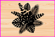 25 Botanical Leaf Silhouette Bundle, a Decorative Illustration by Artivon (Thumbnail 3 of 4)