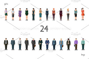 Business people collection