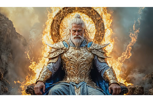 The great and beautiful god Zeus, a Graphic by TatsianaSalauyova