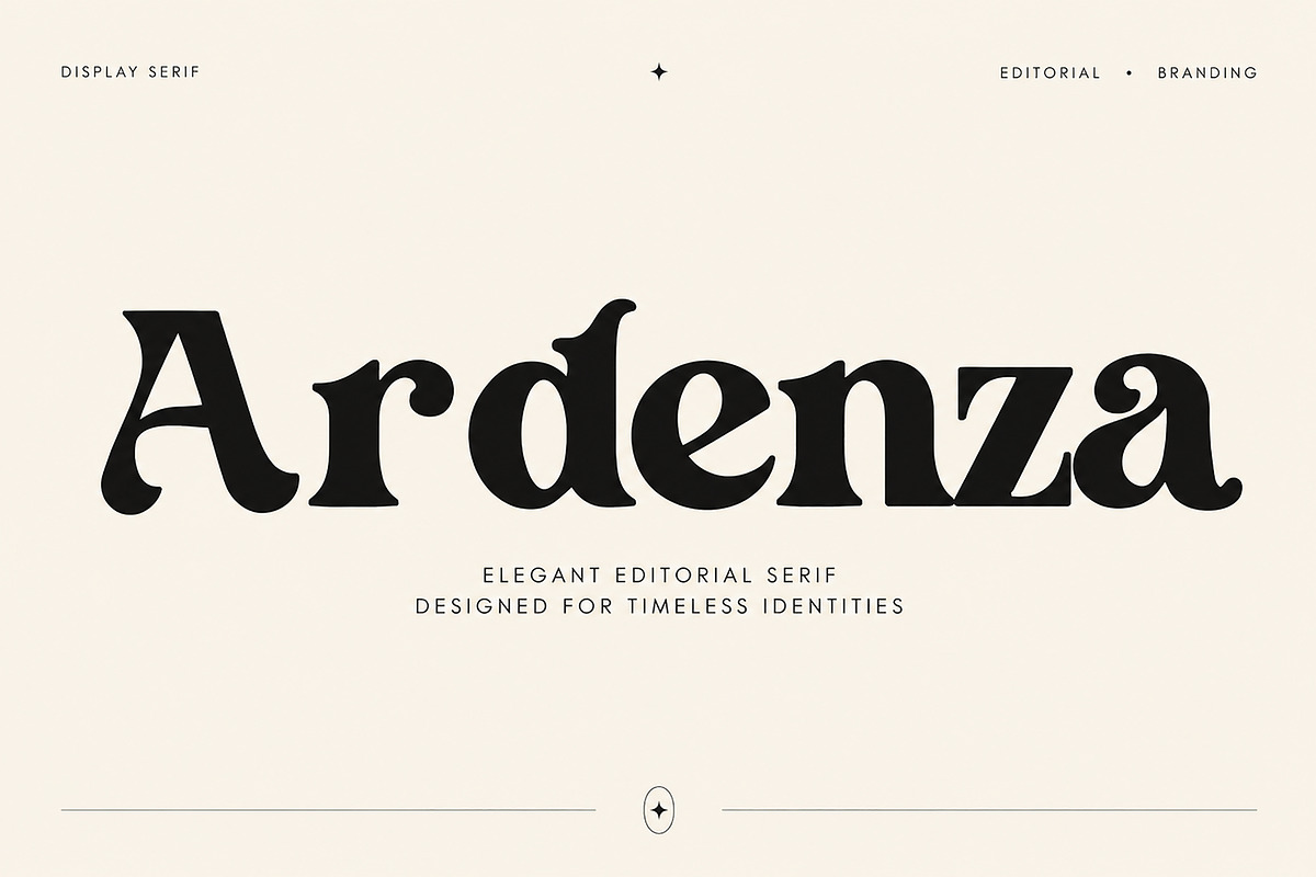 Ardenza — Display Serif Font, a Serif Font by Wow Magic (Photo 1 of 5)