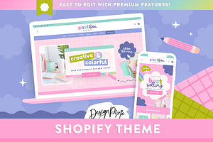Shopify Theme for Digital Products, a Shopify Template by Design Pixie