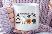 Spooky Goose Png Funny Halloween Png, a Graphic by Libby Wishes (Thumbnail 4 of 5)