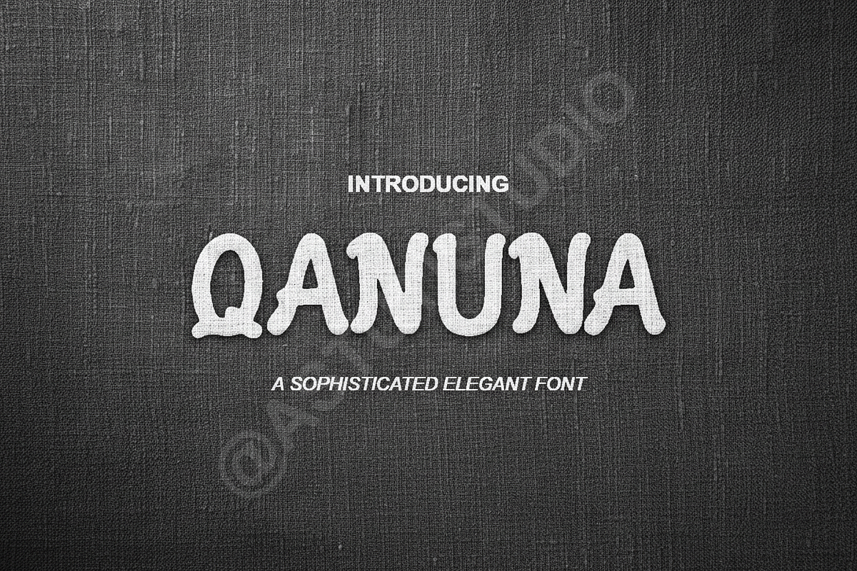 Qanuna - Luxury Serif Typeface, a Serif Font by Astuti Studio (Photo 1 of 16)
