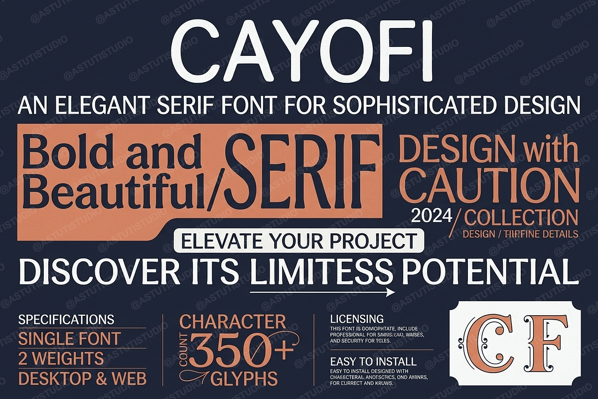Cayofi | Elegant Luxury Serif, a Serif Font by Astuti Studio (Photo 23 of 24)