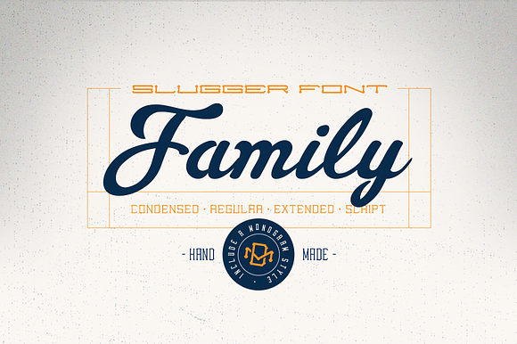 Slugger - Vintage Family Font preview 7